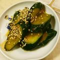 ダッフィーニーうに's cooksnap of when they made 夏にぴったり♪ ピリ辛韓国キュウリ.