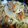 まめ乃's cooksnap of when they made 簡単レシピ☆ひき肉とキャベツの春雨炒め.