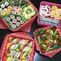 Matthaus's cooksnap of when they made カニカマで手綱寿司♪ストライプ寿司？.