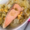 スカーレットの末裔's cooksnap of when they made 減塩＆ヘルシー♪鮭とキャベツのスープ煮.