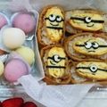 いちさちこ's cooksnap of when they made 簡単キャラ弁♡卵焼きミニオン稲荷ずし♡.