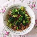 ☆AMR☆'s cooksnap of when they made ブロッコリーと豚肉のオイスターソース炒め.