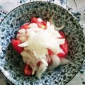 NAOばあさん's cooksnap of when they made 血液サラサラ、酢玉ねぎでトマトサラダ。.