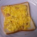 とある双子の父親's cooksnap of when they made はごろも煮マヨチートースト.