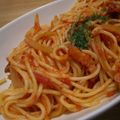 ＊MAMEKO＊'s cooksnap of when they made スパゲティ・アマトリチャーナ.