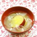 がっしゅまま's cooksnap of when they made さつま芋の味噌汁♪レンチンしてすぐできる.