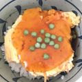 クックRJJ7XY☆'s cooksnap of when they made かに玉、天津丼.