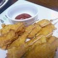 kotayu's cooksnap of when they made 人参入り♪ミニアメリカンドッグ.