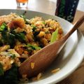 ざんじ's cooksnap of when they made オイマヨdeマイルド★キムチチャーハン.