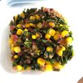 みたんけたんたん's cooksnap of when they made あやめ雪カブの葉でパラパラ炒飯.