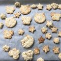 福たろう's cooksnap of when they made 卵、牛乳、バターなし◇簡単自然派クッキー.
