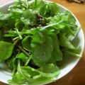 低カロ探検隊's cooksnap of when they made ルッコラのごま油と塩昆布和え.