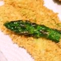 かずぷぅ's cooksnap of when they made アスパラガスの豚巻きフライ.