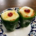 こげ岡's cooksnap of when they made ピーマンカップのケチャップTKGドリア.