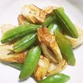 naoyumi☆'s cooksnap of when they made スナップえんどうと竹輪のポンマヨ炒め.