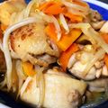 ❥❥ℳ✿'s cooksnap of when they made ピリ辛ねぎ味噌味♪鶏肉と厚揚げの炒め物.