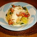 White☆Lily's cooksnap of when they made トマトとキャベツとソーセージの絶品パスタ.