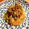 マダムキュリー's cooksnap of when they made 簡単！激ウマ！焼肉レタスチャーハン.