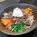 もゆぴよ's cooksnap of when they made 子供も喜ぶ♫フライパンで石焼きビビンバ♫.