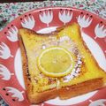 めみたん☆'s cooksnap of when they made レモン、フレンチトースト♪.