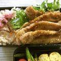 ☆Rokko☆'s cooksnap of when they made 桜ご飯の酢飯と、豚ロースの甘辛照り焼き.