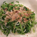 スキピオ's cooksnap of when they made 豆苗と釜揚げしらすのおひたし.