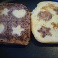 manneriryouri's cooksnap of when they made 型抜きで♪欲張りフレンチト～スト♬♬.