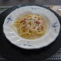 melmarilyn's cooksnap of when they made その手があったか！カルボナーラ⁉︎.