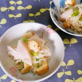 クックI7I5L1☆'s cooksnap of when they made サクサクお揚げde貝柱と大根のサラダ.
