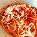クックCDS7TO☆'s cooksnap of when they made フレッシュトマトのパスタ〜えびそら豆.