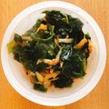 minmit's cooksnap of when they made 玉ねぎとわかめのポン酢炒め.