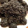 さんちゃん（╹◡╹）'s cooksnap of when they made 黒ゴマと白玉団子の簡単デザート.