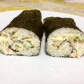 コガモとカルガモ's cooksnap of when they made 簡単きゅうりとカニカマ手巻き寿司の具.