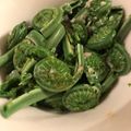 ＊ono＊'s cooksnap of when they made 山菜☆こごみの塩麹ごま油あえ.