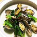 ひぃいろ's cooksnap of when they made あさりと小松菜の炒め物.