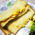 ゆけり３兄弟's cooksnap of when they made 休日ランチ★スクランブルエッグサンド.
