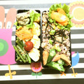 komutatata's cooksnap of when they made お弁当。唐揚げ南蛮漬け。.