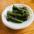 まいまいママ's cooksnap of when they made 簡単★甘めが美味しいいんげんの黒ごま和え.