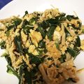 ぷーさん's cooksnap of when they made ニラ玉えのき炒め♪.