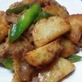 なつ姉's cooksnap of when they made 簡単！長芋と豚肉の梅味噌炒め.
