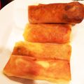 natsuki❀'s cooksnap of when they made 豚キムチーズ春巻き.