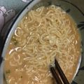 ゆうきいた's cooksnap of when they made ホットミルク　ラーメン.