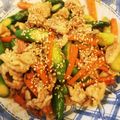 クックE662AA☆'s cooksnap of when they made アスパラガスと豚肉の味噌炒め.