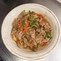 ゆづままきいこ's cooksnap of when they made 【超簡単】牛肉と玉ねぎの甘辛柚子胡椒炒め.