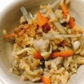 shinygirl's cooksnap of when they made しっとり。味がしみこむ炊き込みご飯.