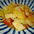 ren9648's cooksnap of when they made エリンギ・長芋・トマトの中華風塩炒め.