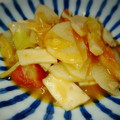ren9648's cooksnap of when they made エリンギ・長芋・トマトの中華風塩炒め.