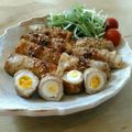 mayuyuキッチン's cooksnap of when they made 甘味噌だれ♪＊うずらの卵ニコ肉巻き＊.