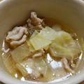 たくじろうさんたろう's cooksnap of when they made 豚とキャベツの簡単コンソメスープ.