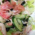 ふわニャンコ　's cooksnap of when they made カニカマを使った簡単中華サラダ.